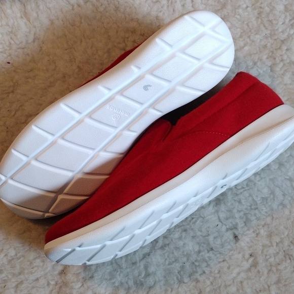 Merinos Stylish Red Slip-On Loafers
